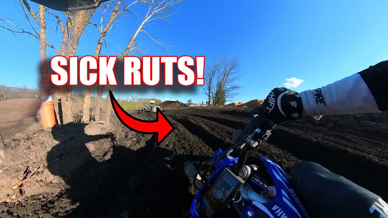 THESE RUTS WERE SO SICK AT ALBANY MX! (YZ250F)