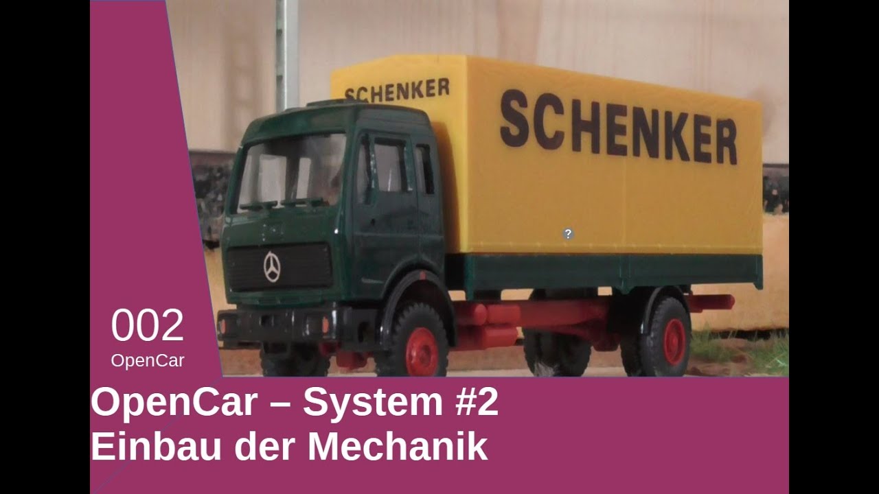 Open Car System #2 - Montage Antrieb und Lenkung