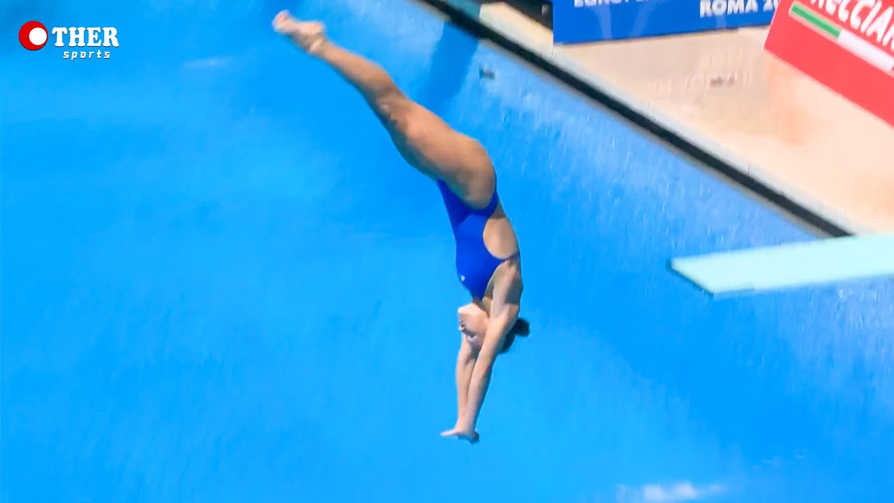 Helle TUXEN Best Dives in 1m Springboard Diving