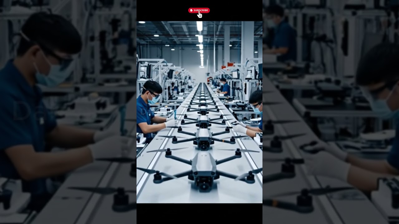 “Drone Factory: The Assembly Line of Tomorrow 🚁🏭”