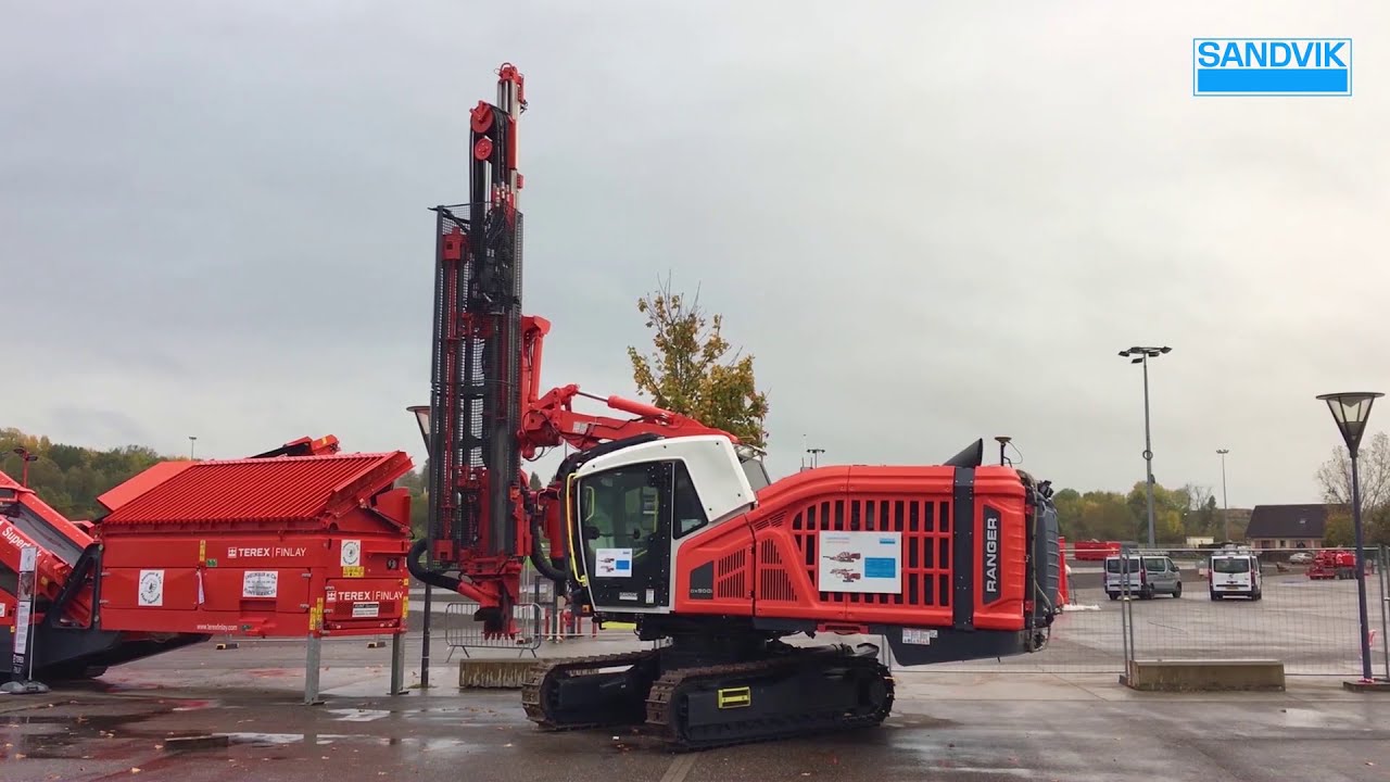 Sandvik Ranger DX900i &ndash; Tourelle rotative 290&deg;