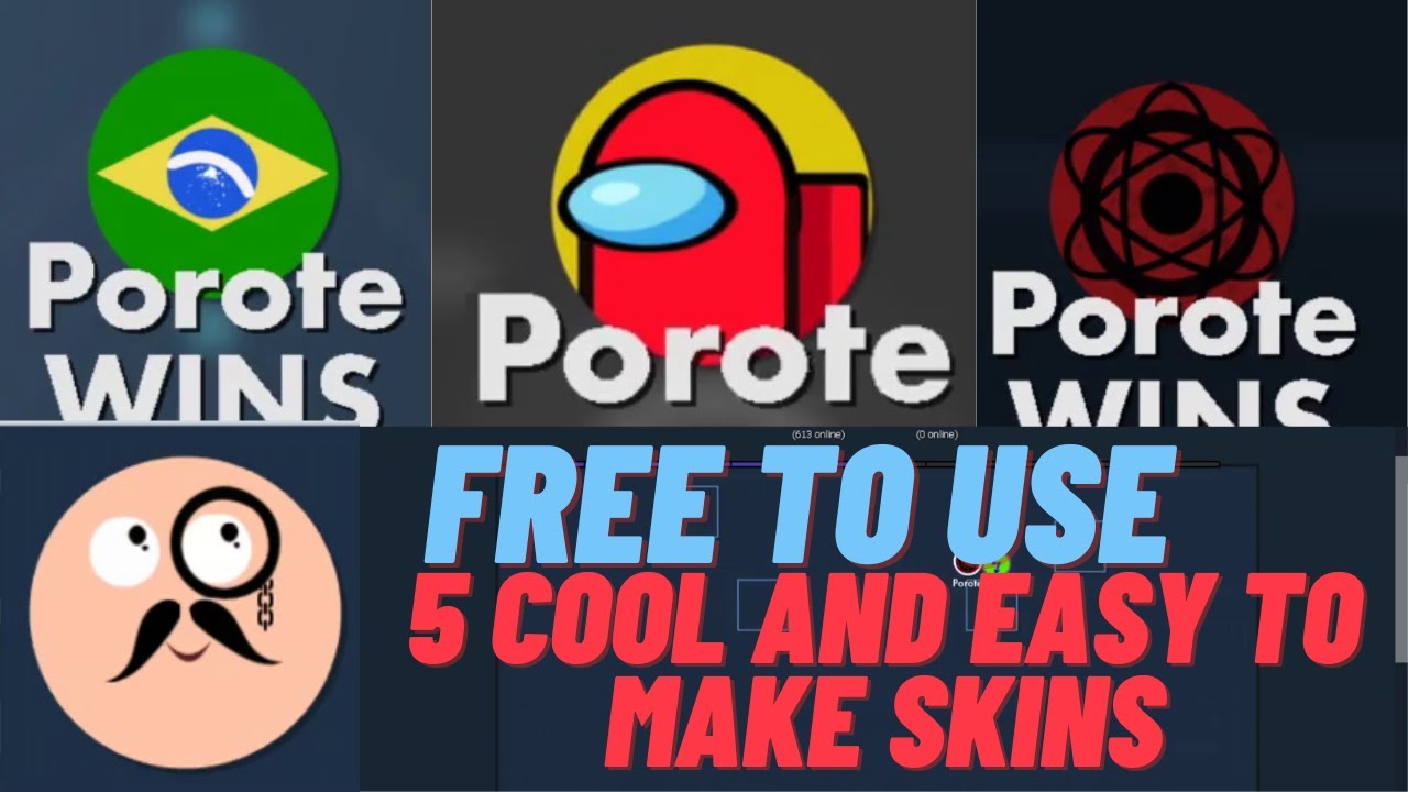 Bonk.io | 5 Cool and easy to make skins in bonk.io for free
