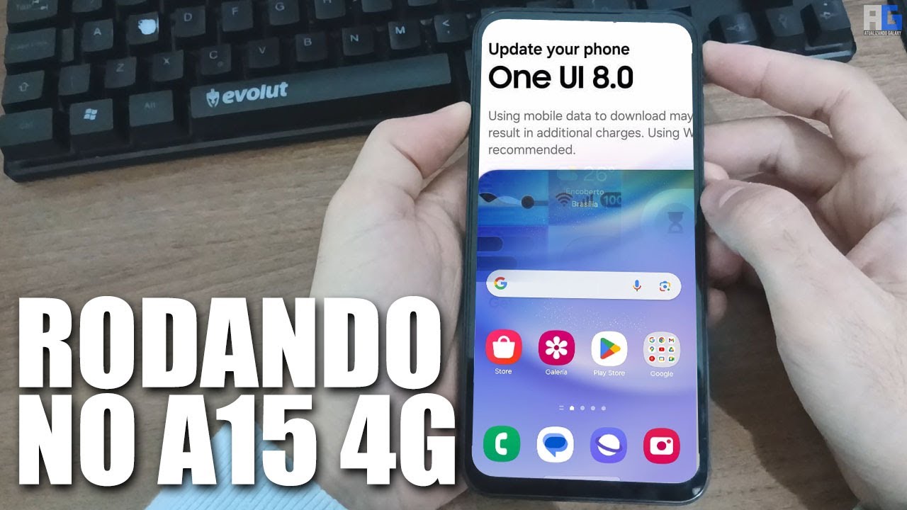 Vem ver A15 4G RODANDO ONE UI 8.0 😍 Modo DEX, Desempenho, Galeria e mais