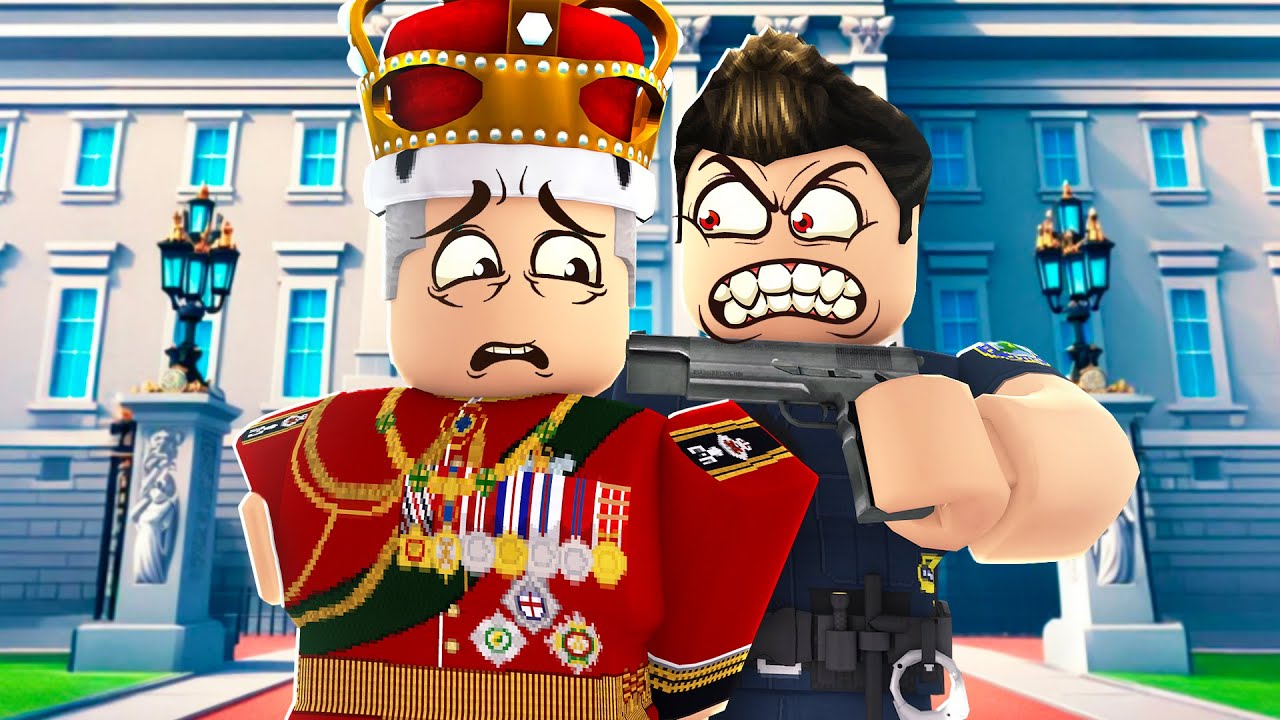 Я предал короля Англии в Roblox, будучи полицейским