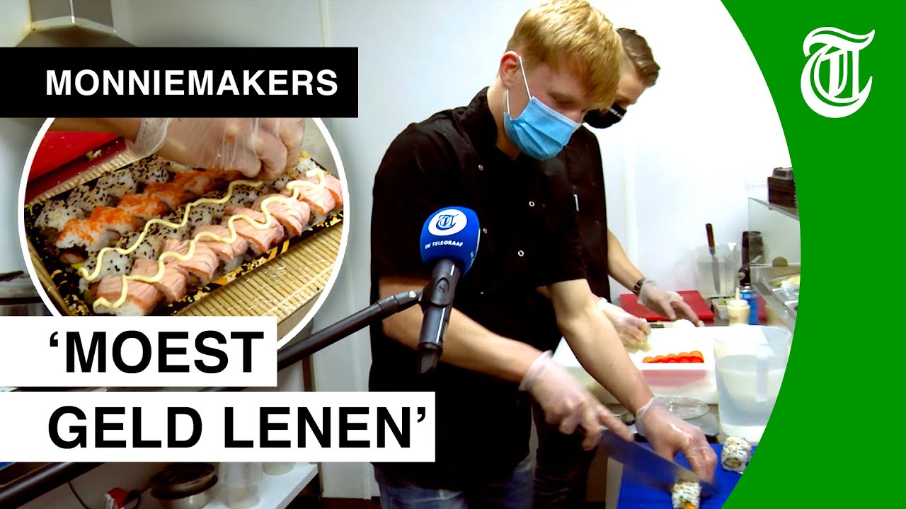 Rob (21) en Jochem (22) cashen met sushi: 'Geheim recept!' - MONNIEMAKERS #07