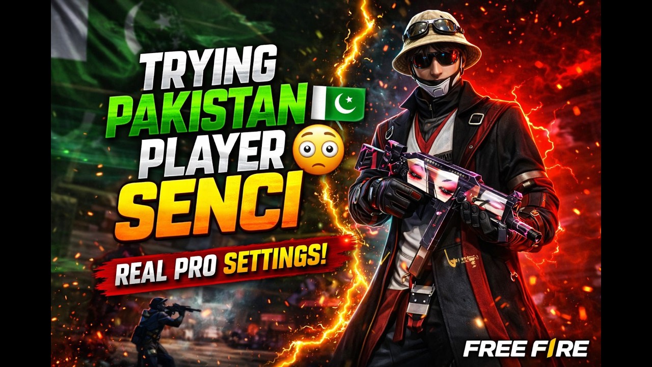 TRYING PAKISTAN PRO PLAYER SENSITIVITY 😱 Insane Headshots!