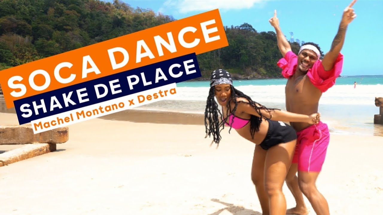 SOCA DANCE on the beach😍 | Machel Montano x Destra - Shake the Place | XOriginals Choreography