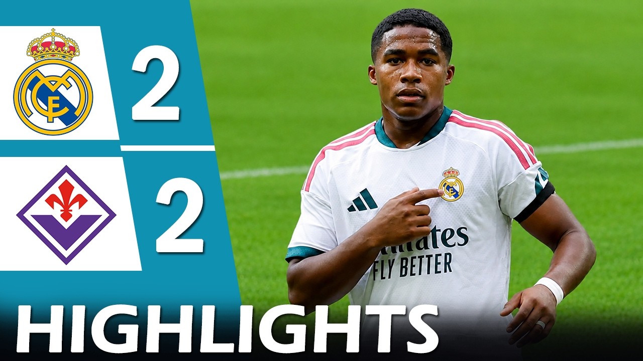 Endrick Goal | Real Madrid vs Fiorentina 2-2 | Extended Highlights | Dumfries Debut 2026/27