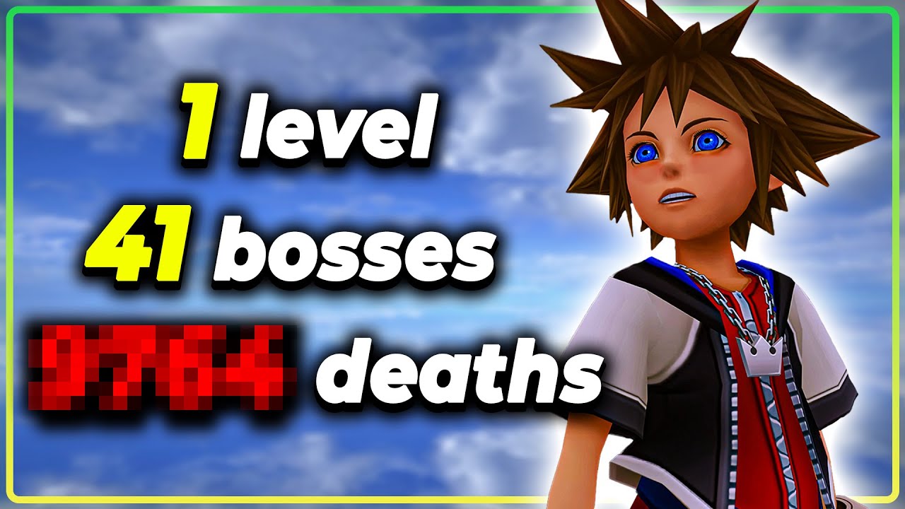 I Beat Kingdom Hearts at Level 1... it wasn't fun - Reptilian Pineapple