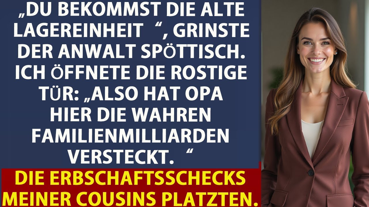 BEI DER TESTAMENTSVERLESUNG LIEẞEN SIE MIR NICHTS — AUSSER DEM GEHEIMNIS IHRES VERMÖGENS