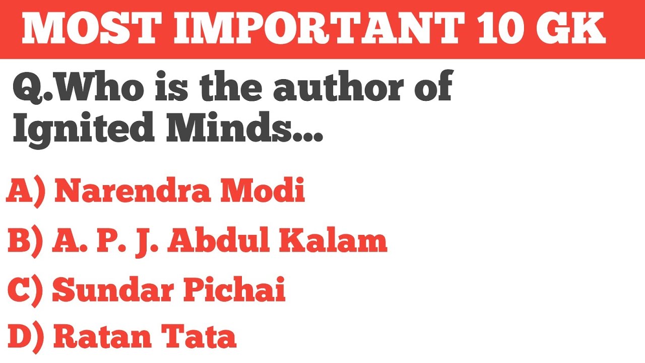 Improve Your General Knowledge in 5 Minute | GK Quiz for Competitive Exams