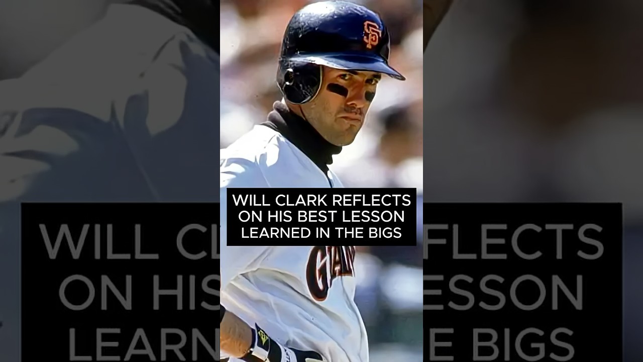 MUST-LISTEN: Will Clark shares best lesson he learned in MLB #mlb #baseball #shorts