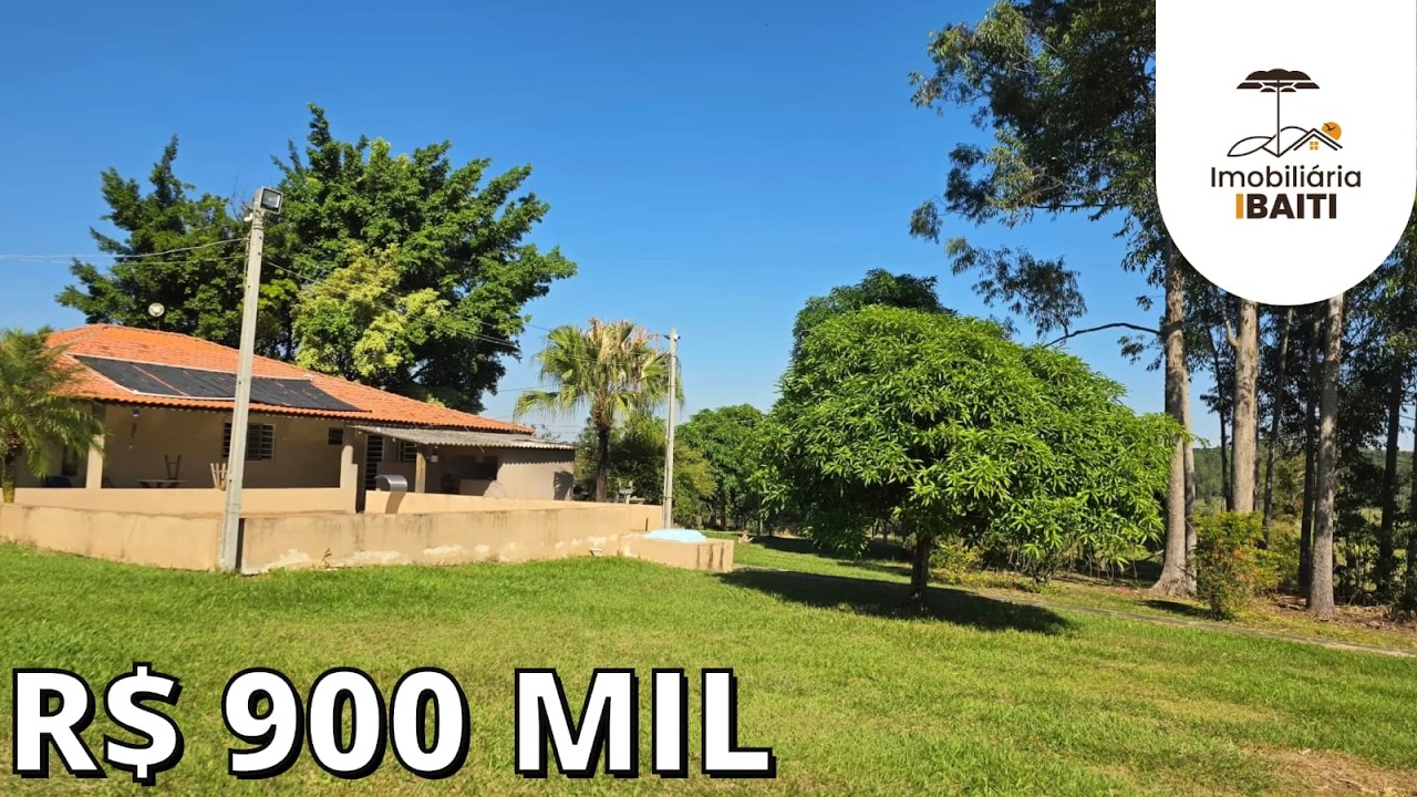 ®CHÁCARA PANORÂMICA PORTEIRA FECHADA CASAS FRUTAS PISCINA ESTUFA ÁGUA BOA R$ 900 MIL -Código:2434