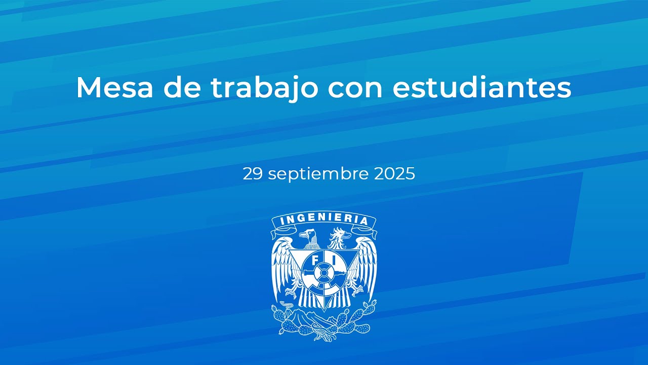 Mesa de trabajo con estudiantes
