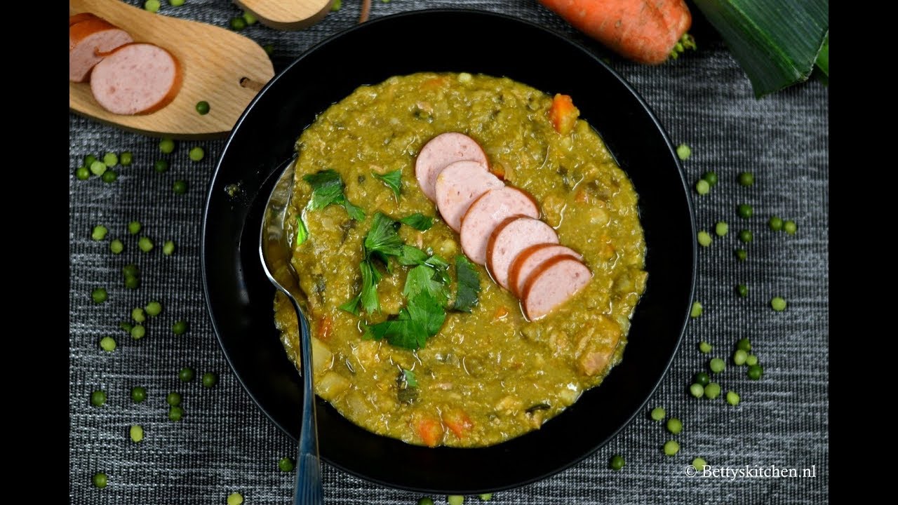 Erwtensoep uit de slowcooker | Recept | Bettyskitchen.nl