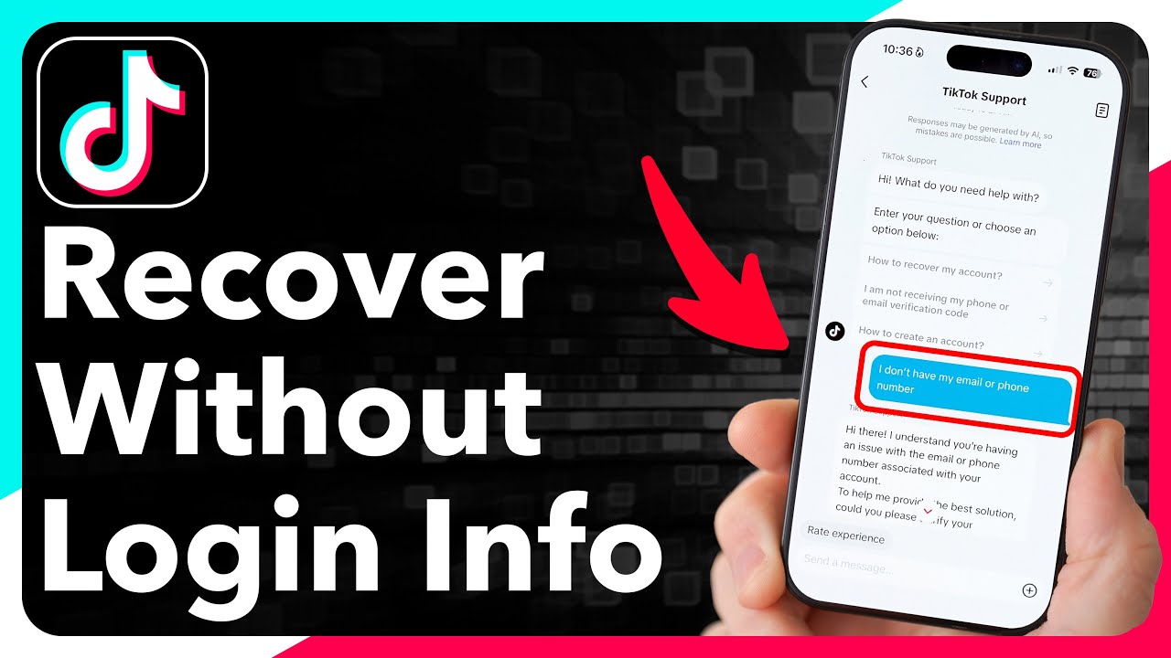 How To Recover TikTok Account Without Email Or Phone Number