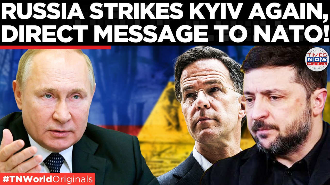 KYIV BURNS: Russia Strikes Ukraine Again As Zelensky Meets NATO Allies & Trump In Ankara