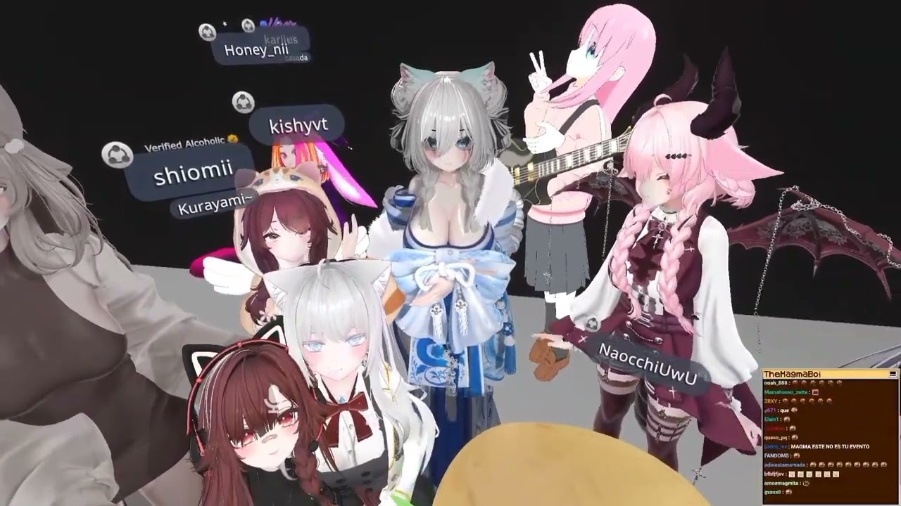 Magma intentando ayudar a las concursant3s antes del evento de TiroLoco 