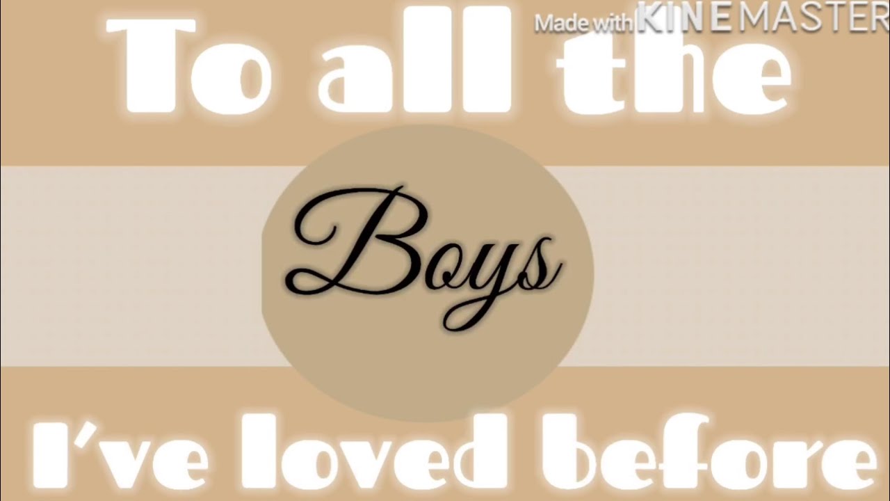Too all the boys || Gacha Life || Typography test