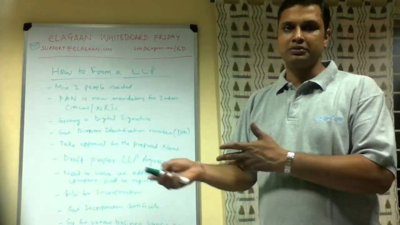 How to form a LLP in India