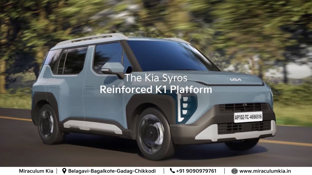 Kia India | The Kia Syros | Reinforced K1 Platform