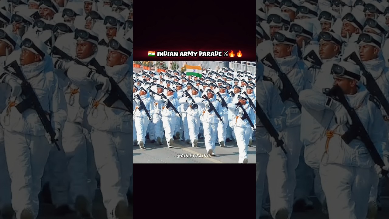 🇮🇳Indian Army Powerful Parade⚔️🗿🔥#army #indianarmy #gorkha #parasf #force #military  #parade #shorts