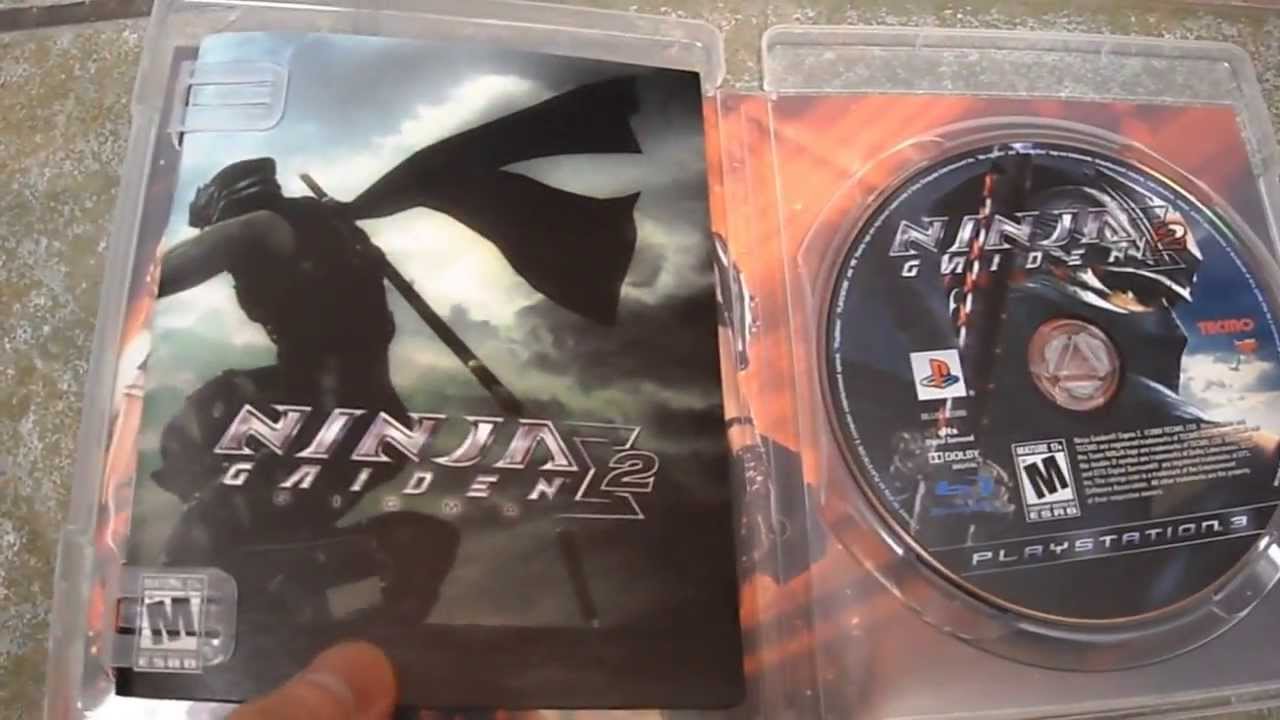 Unboxing Ninja Gaiden Sigma 2 PS3 Sony Playstation Tecmo Koei Team Ninja Classic Ryu hayabusa