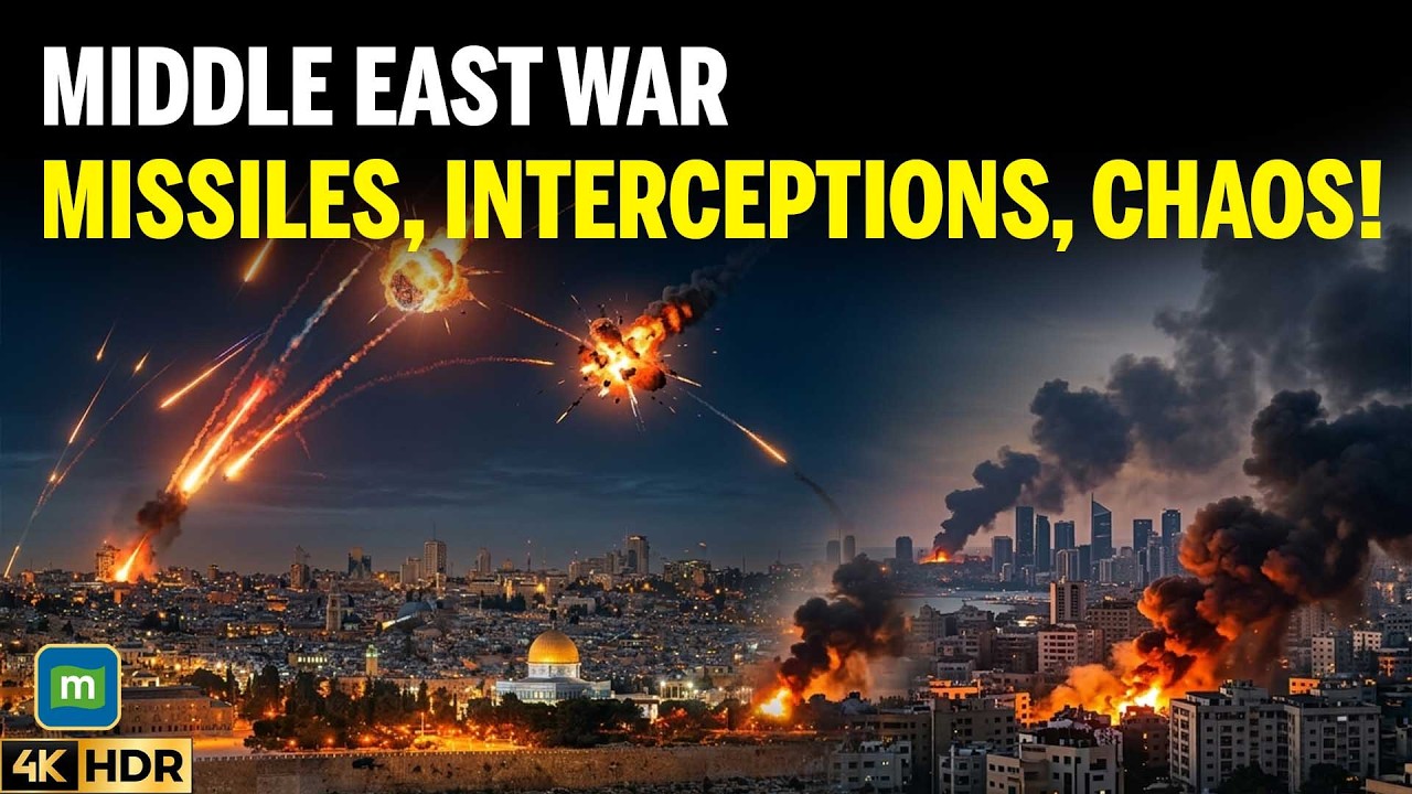 Israel Intercepts Iranian Barrage Of Missiles, Explosions In Beirut As War Continues | N18G | 4K