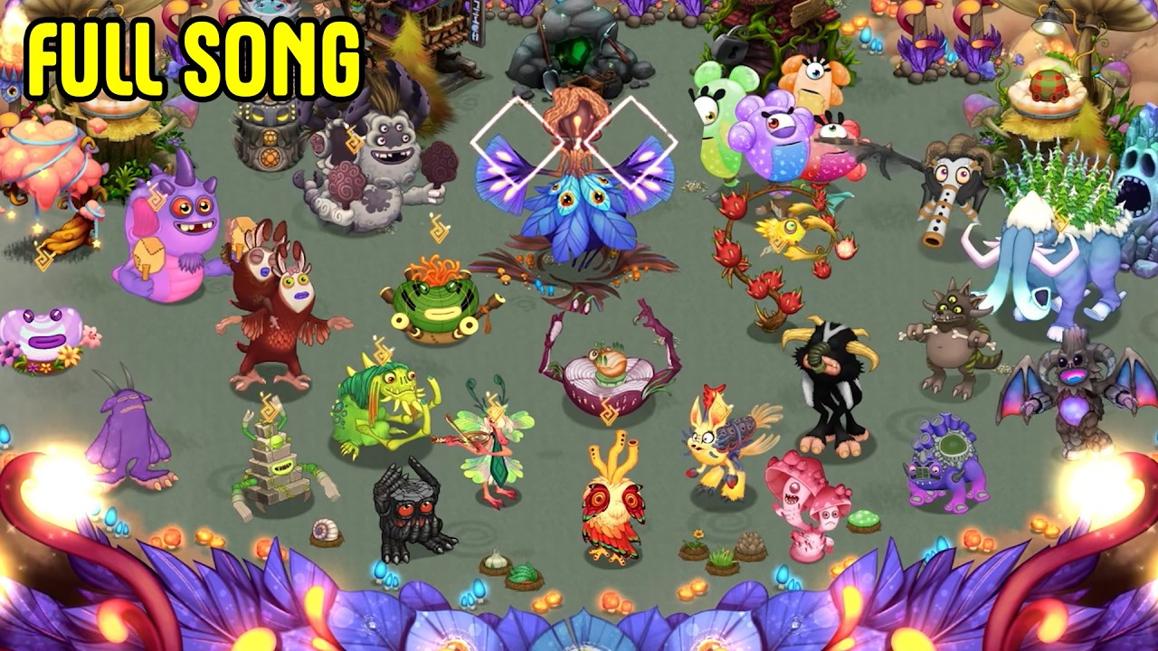 Faerie Island Full Song + Faesoddoid Fungus (My Singing Monsters)