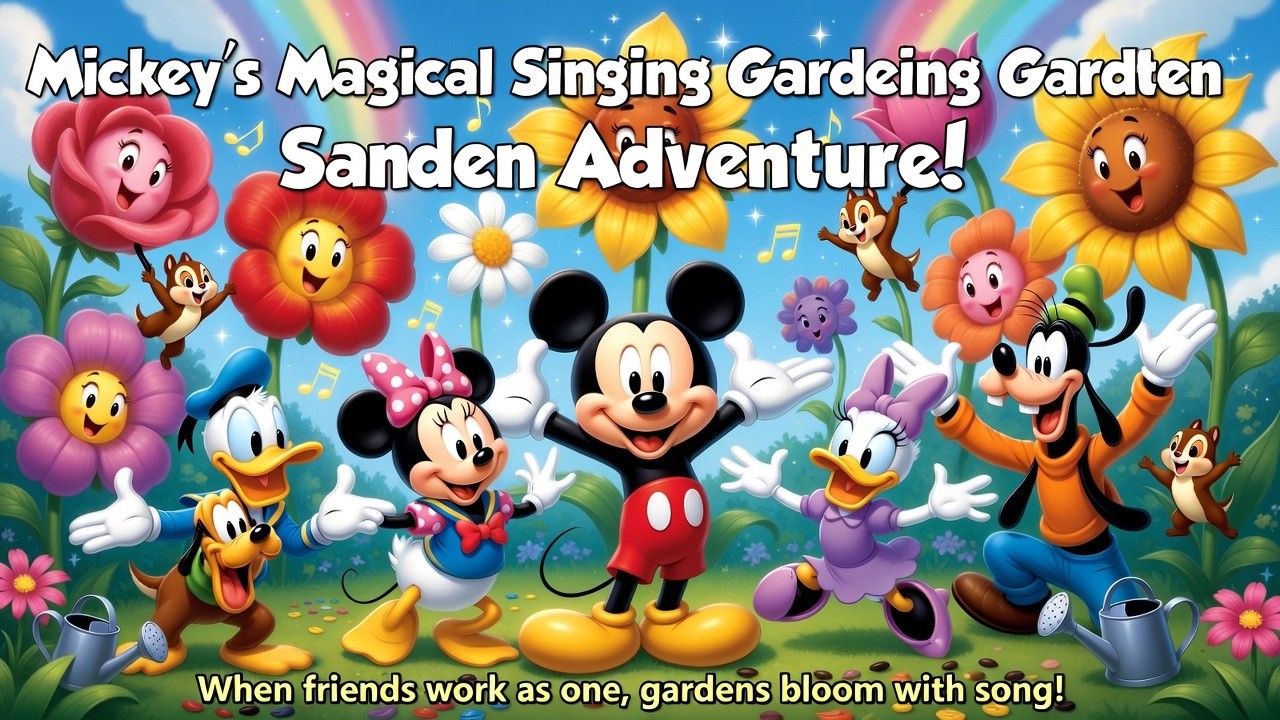 When Flowers Sing Happy Songs – Mickey’s Funny Garden Day 😂🌻