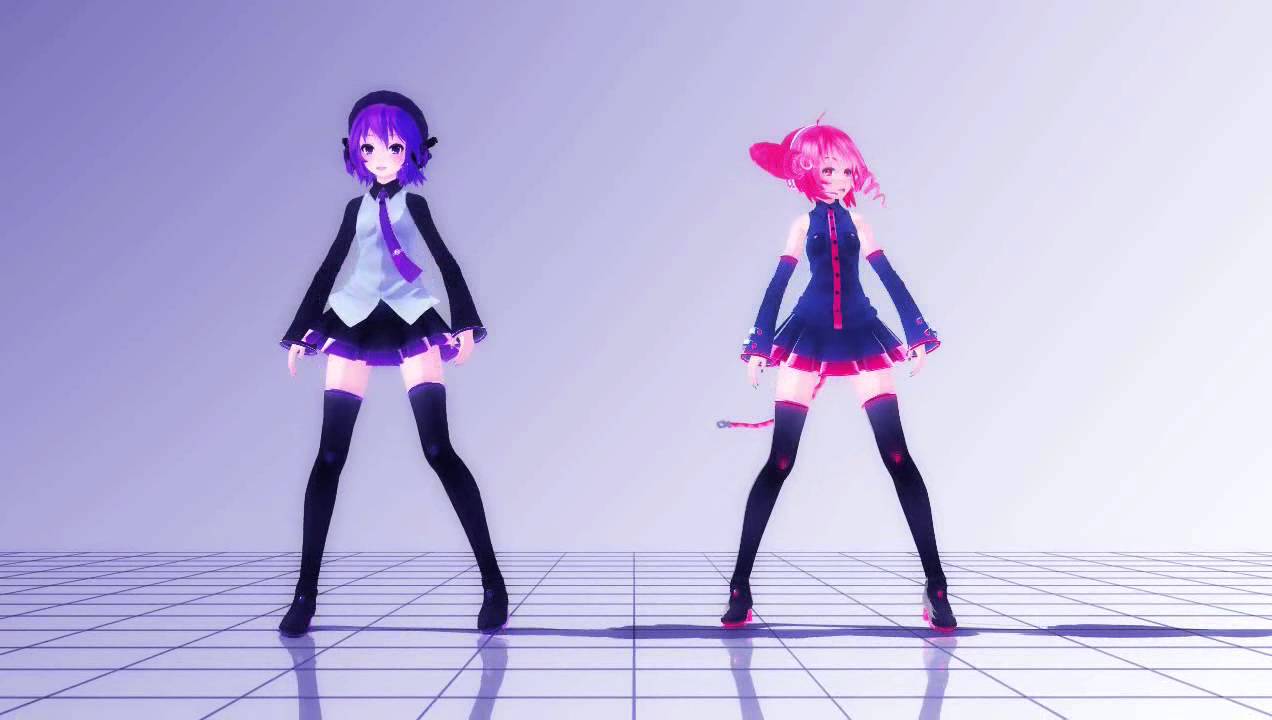 [MMD/MMM] Kasane Teto & Defoko - Wave [Test Motion]