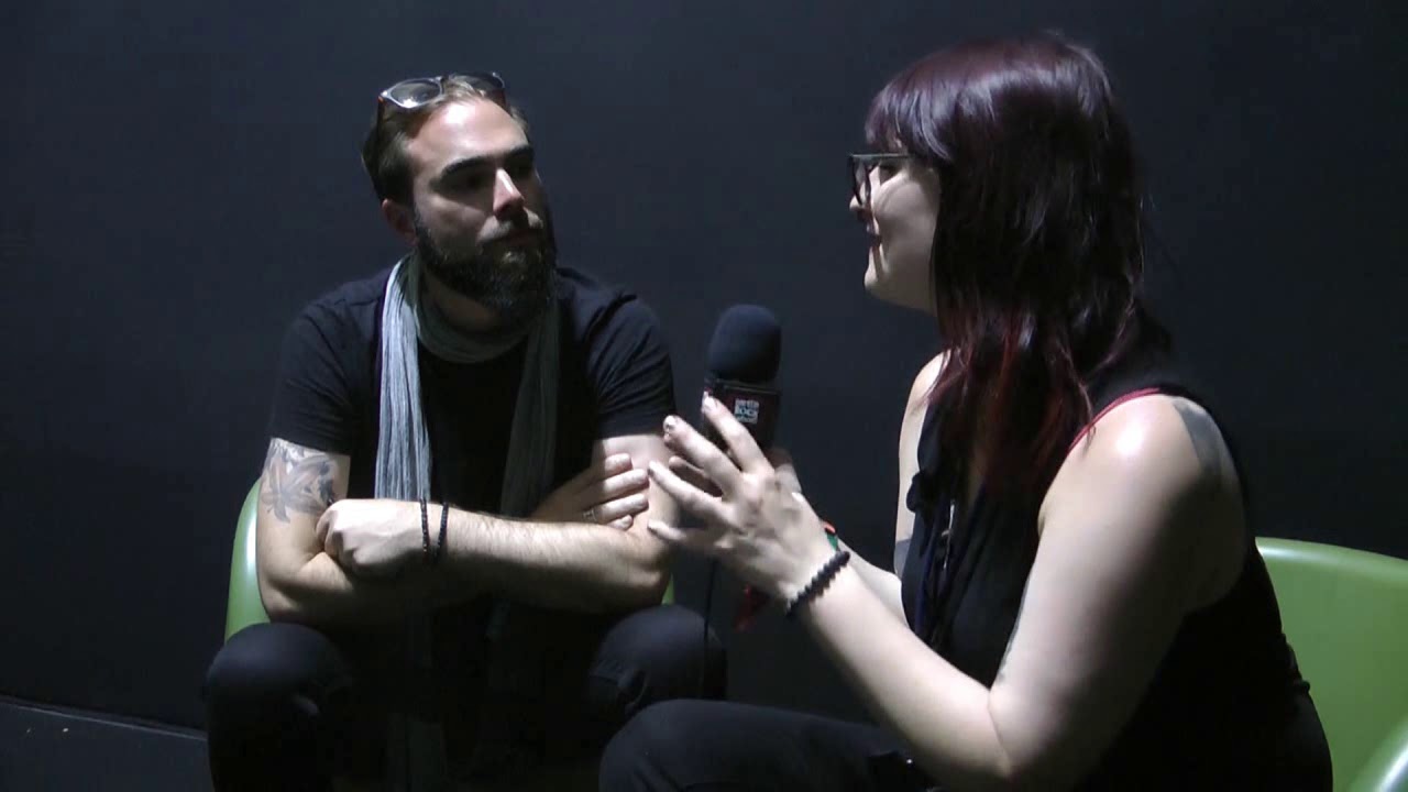 Off Stage with Benjamin Guerry de THE GREAT OLD ONES au Hellfest 2018