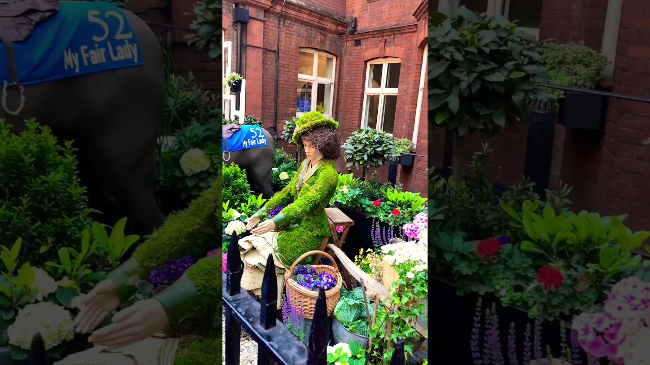 London&rsquo;s Flowers Festival in Chelsea 🇬🇧 #marveler #travel #asmr #shorts