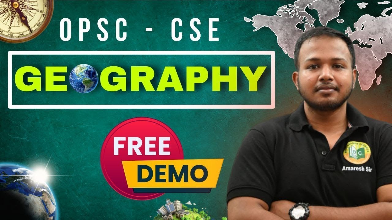 GEOGRAPHY DEMO CLASS FOR OPSC CSE || BASICS OF INDIAN #opscprelims2025 #bidyasagarclasses_tet
