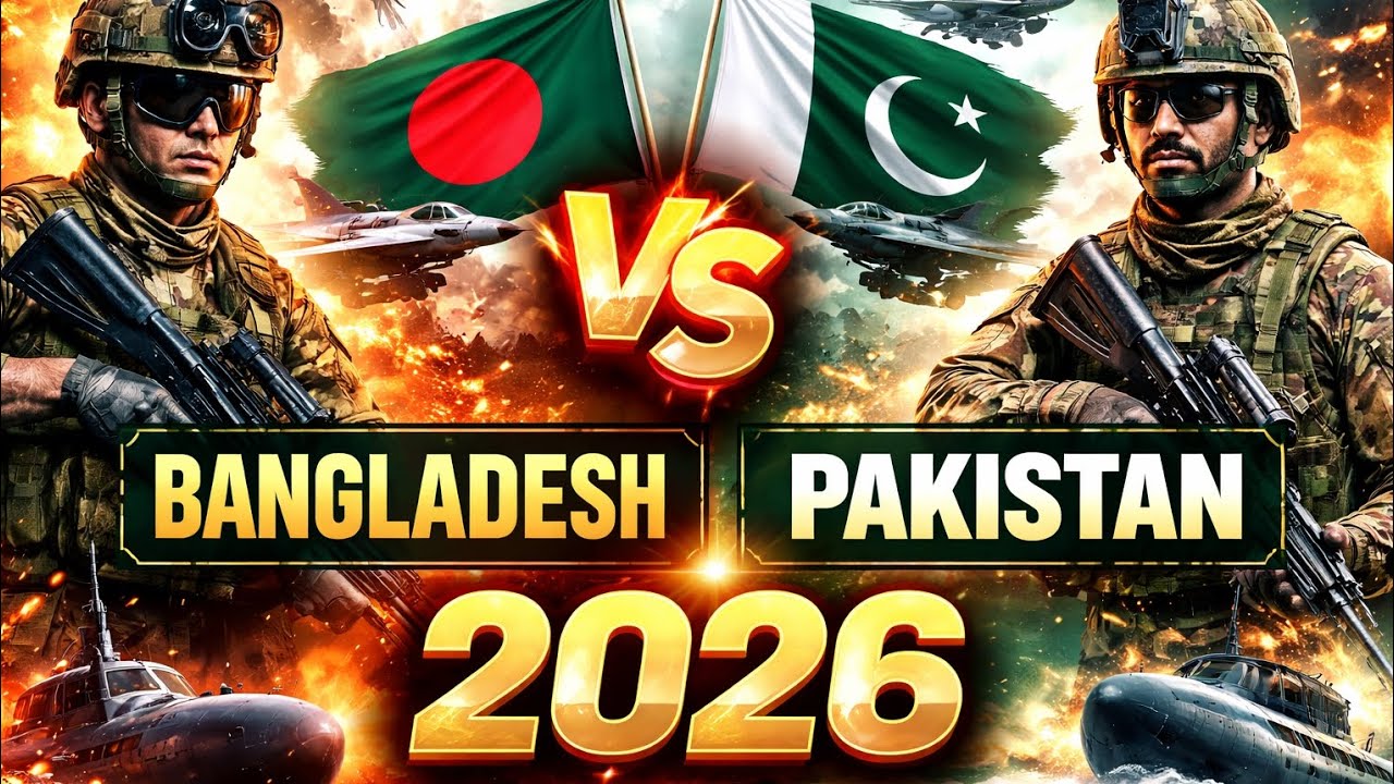 🇧🇩বাংলাদেশ vs 🇵🇰পাকিস্তান । সামরিক শক্তি  2026.. Bangladesh versus Pakistan 