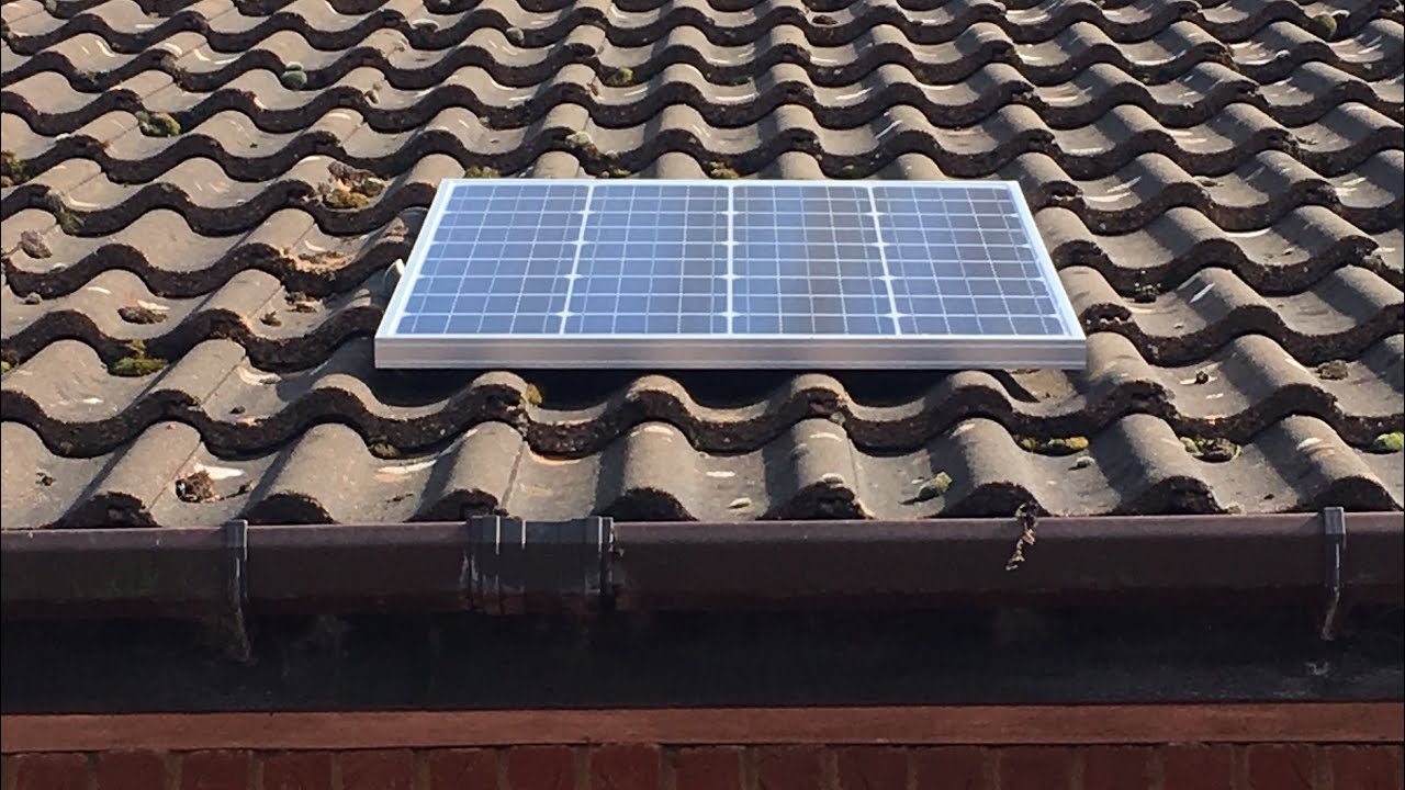 Off grid solar garage