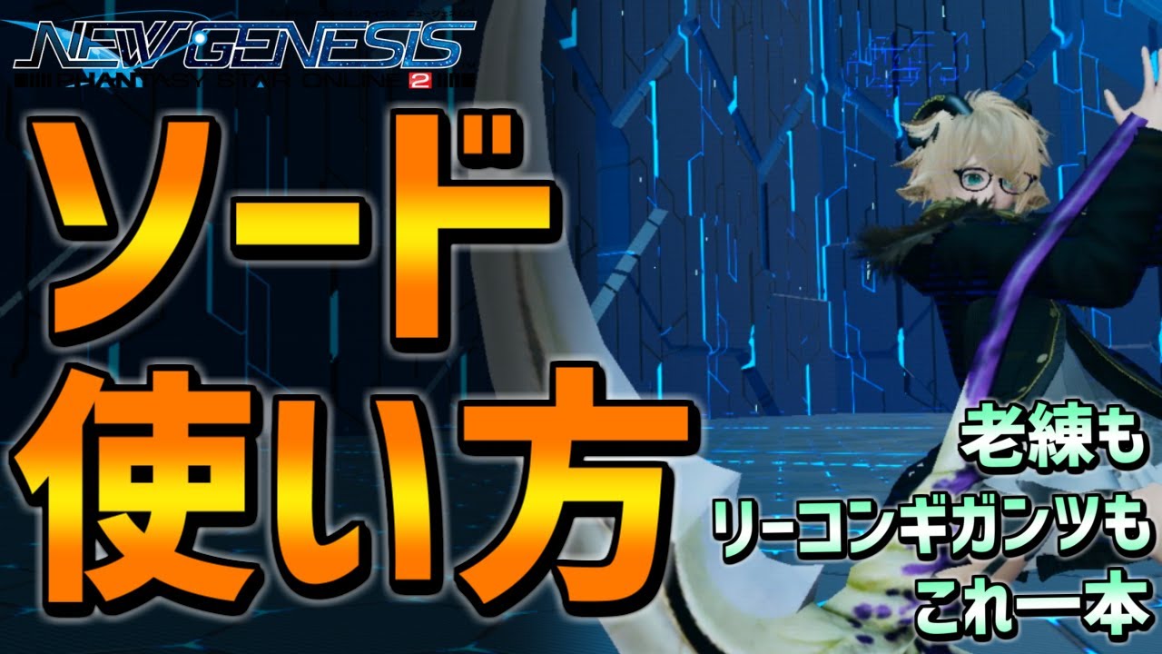 【PSO2NGS】高耐久なのに高火力！ソードの使い方！カウンターの練習にも最適！【ハンター】