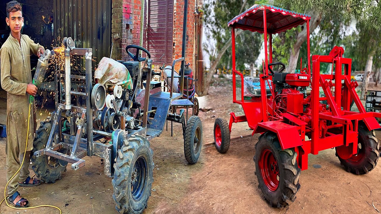 How to Make Mini tractor in Local Factory || Mini Tractor Production Process !