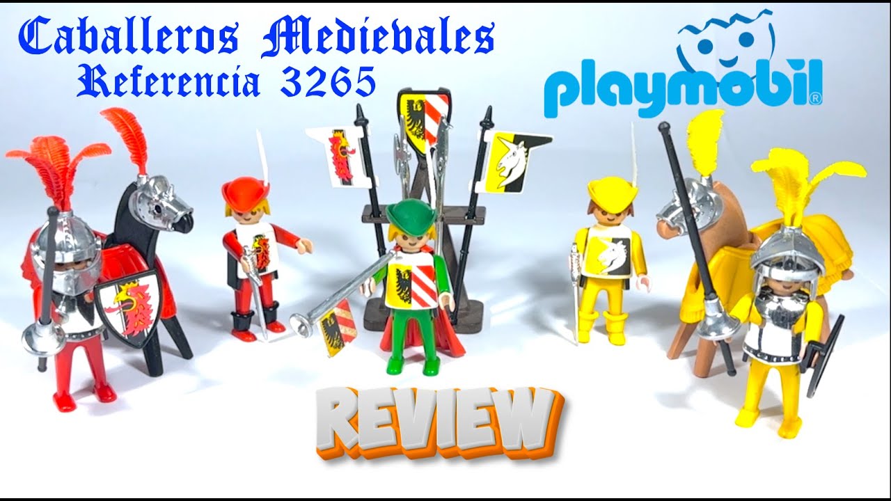 Caballeros Medievales Playmobil Referencia 3265, EN ESPAÑOL LATINO!!!