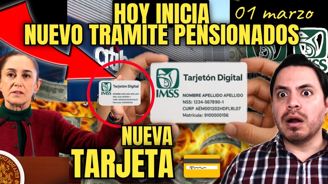 PENSION IMSS NUEVO TRAMITE ¡URGENTE!💳MAÑANA PAGAN PENSIÓN A TODOS LOS QUE FALTAN💰