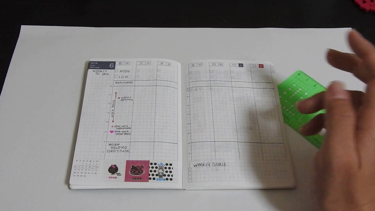 Hobonichi Weekly Booklet Setup
