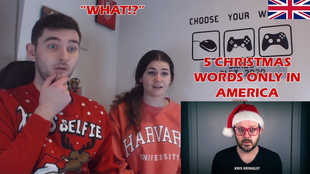 British Couple Reacts to 5 Christmas Words Only In America