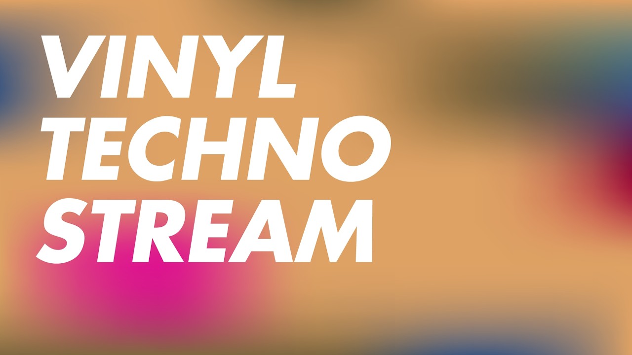 Vinyl Techno Stream - Friday grooves 📀