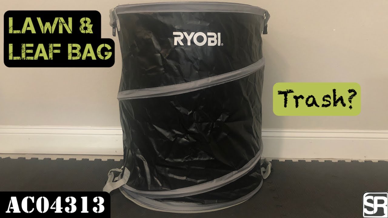 Ryobi Collapsible Garden Lawn and Leaf Bag 40 Gallon Garbage Bags - AC04313