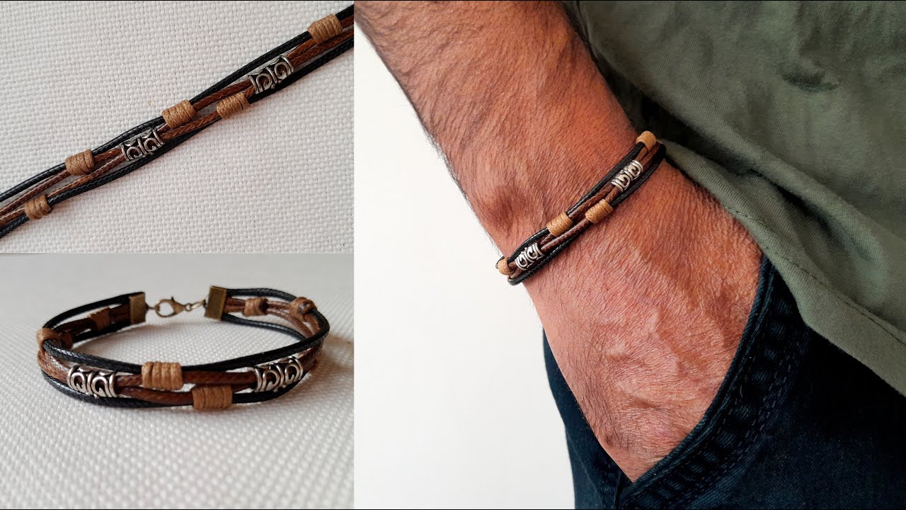 I never throw away extra threads‼️ I made 20 leather bracelets and sold them all💸|Easy training