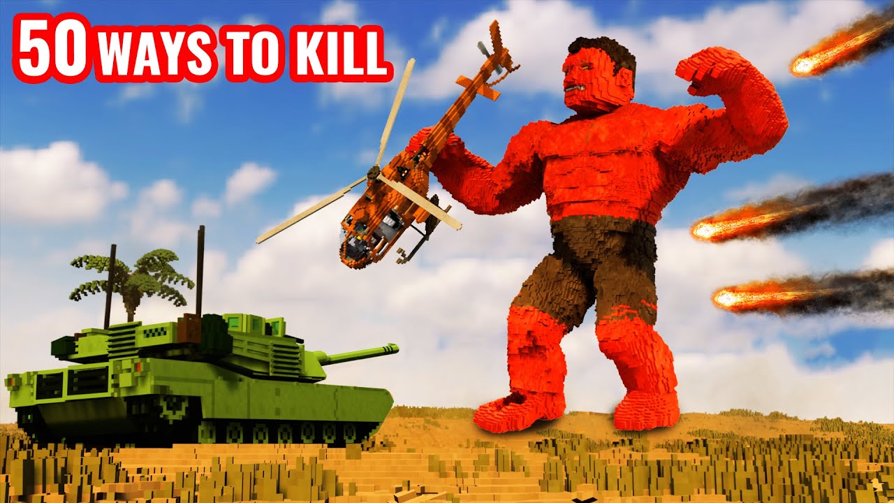 50 Ways To Kill RED HULK 😱 Teardown