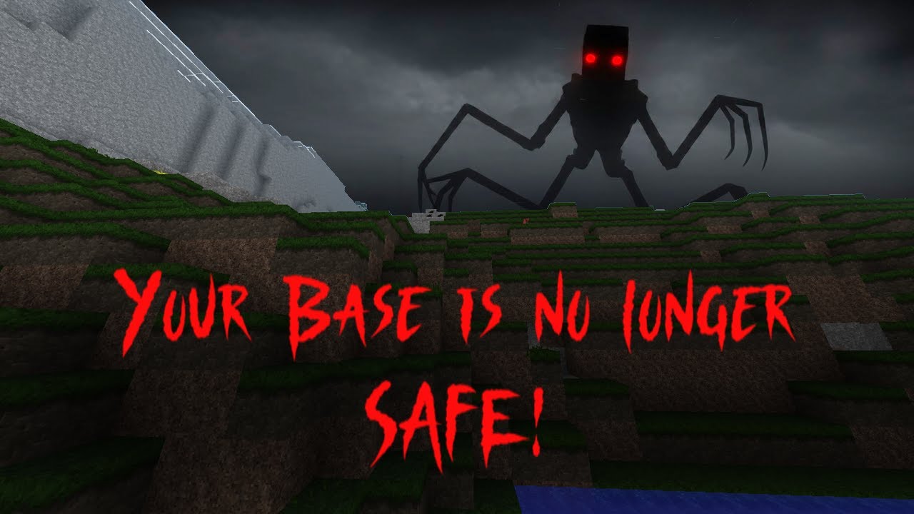 If a large figure watches you over the hill, Exit your base!!! Minecraft Creepypasta
