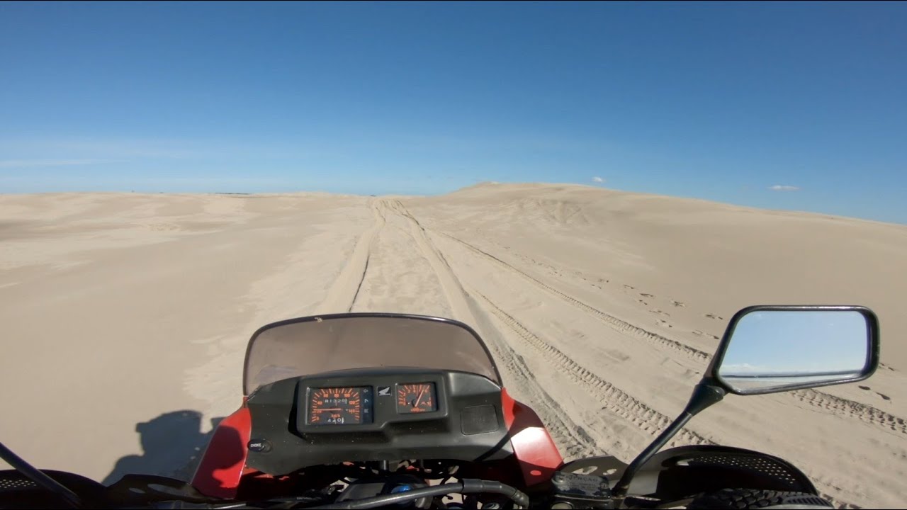 HONDA NX350 SAHARA NAS DUNAS - DUALSPORT TRAMANDAI BEACH