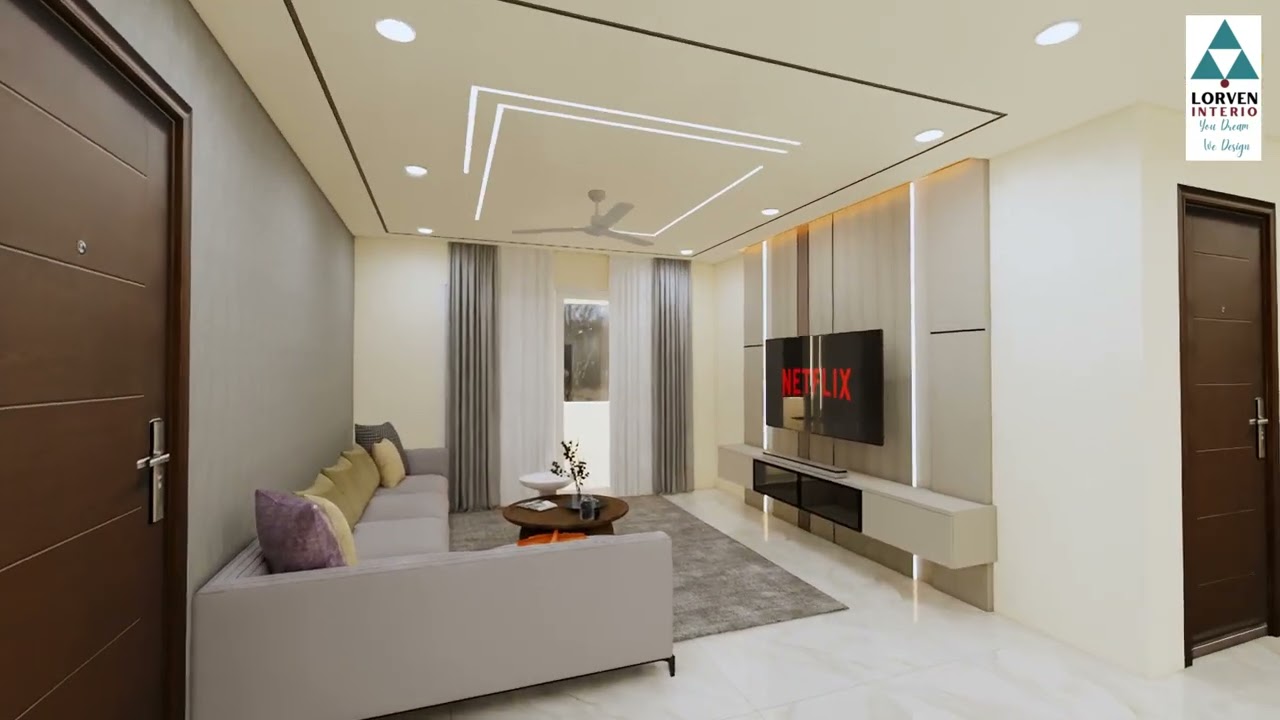 3BHK Apartment Interior Design |Lorven Interio| Urban Trilia Mokila| #interiordesign #viralvideo