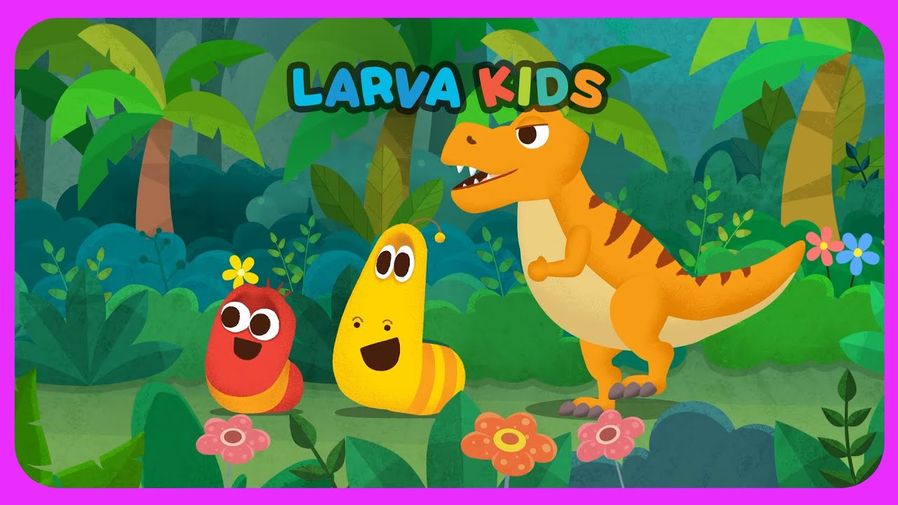 [NEW] IN THE DINOSAUR WORLDㅣDinosaur songㅣLarvaKids